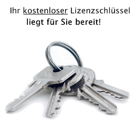 Ihr kostenloser Lizenzschl&uuml;ssel liegt f&uuml;r Sie bereit!