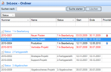 Projektübersicht
