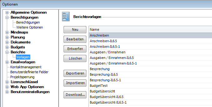 Vielfältige Berichtstypen Vielfältige Berichtstypen