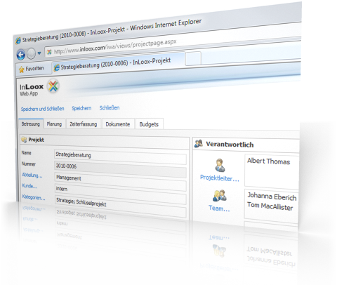InLoox Web App Projekt
