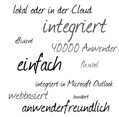 Lokal oder in der Cloud, integriert Lokal oder in der Cloud, integriert