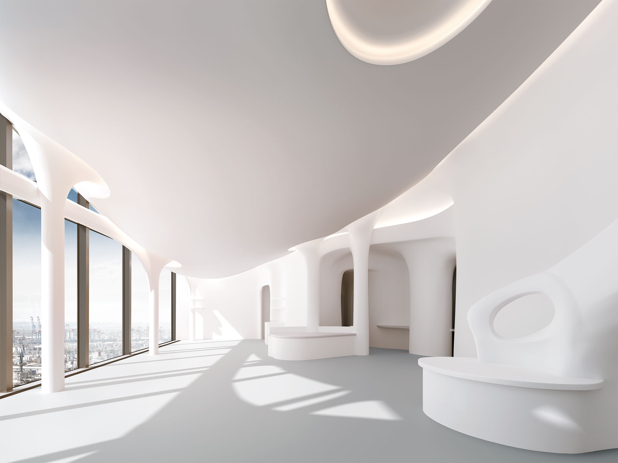 Penthouse Elbphilharmonie Hamburg ©Brückner Architekten GmbH