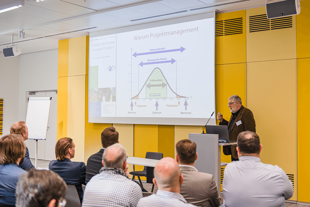 Dr. Klaus-Jürgen Maier | Vortrag InLoox Insider Tag 2019 in München ©InLoox GmbH