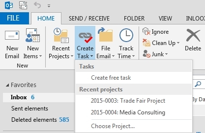 InLoox 9 for Outlook Ease of Use