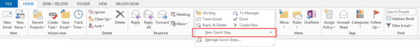 Quick Steps in Outlook