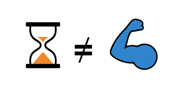 The Difference Between Effort and Duration 
