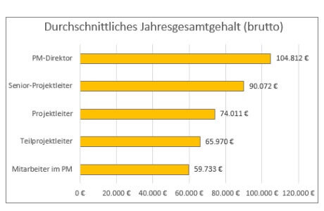 Gehaltsvergleich nach Funktion: So viel verdient ein Projektmanager