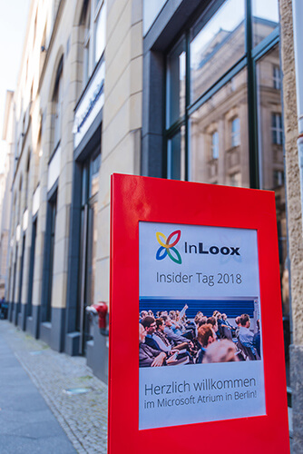 InLoox Insider Tag 2018 in Berlin: Microsoft Atrium Unter den Linden