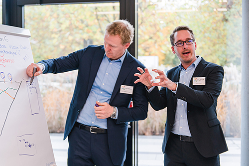 Entwickler Pierre Wruck hält gemeinsam Vortrag mit Dr. Andreas Tremel am InLoox Insider Tag 2019 in München