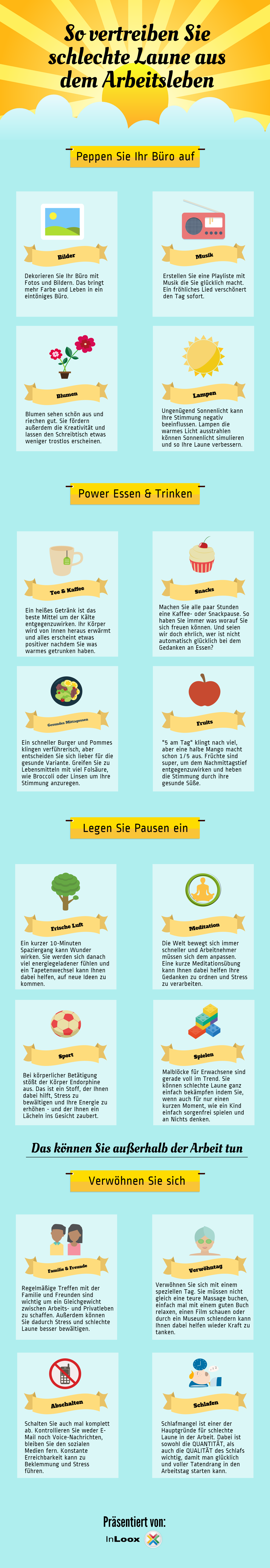 Infografik: So vertreiben Sie schlechte Laune bei der Arbeit