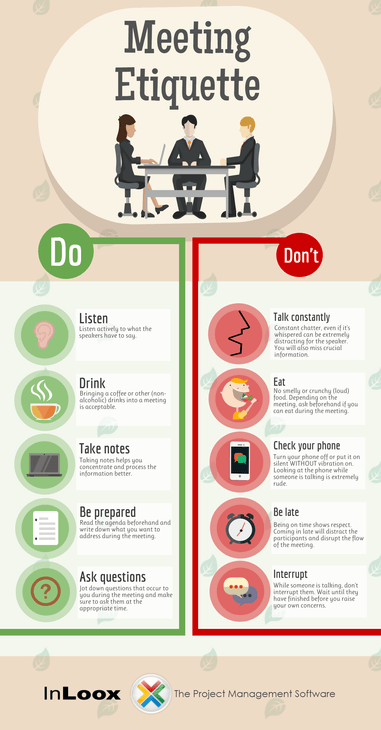 INFOGRAPHIC: Meeting Etiquette Rules to Live By