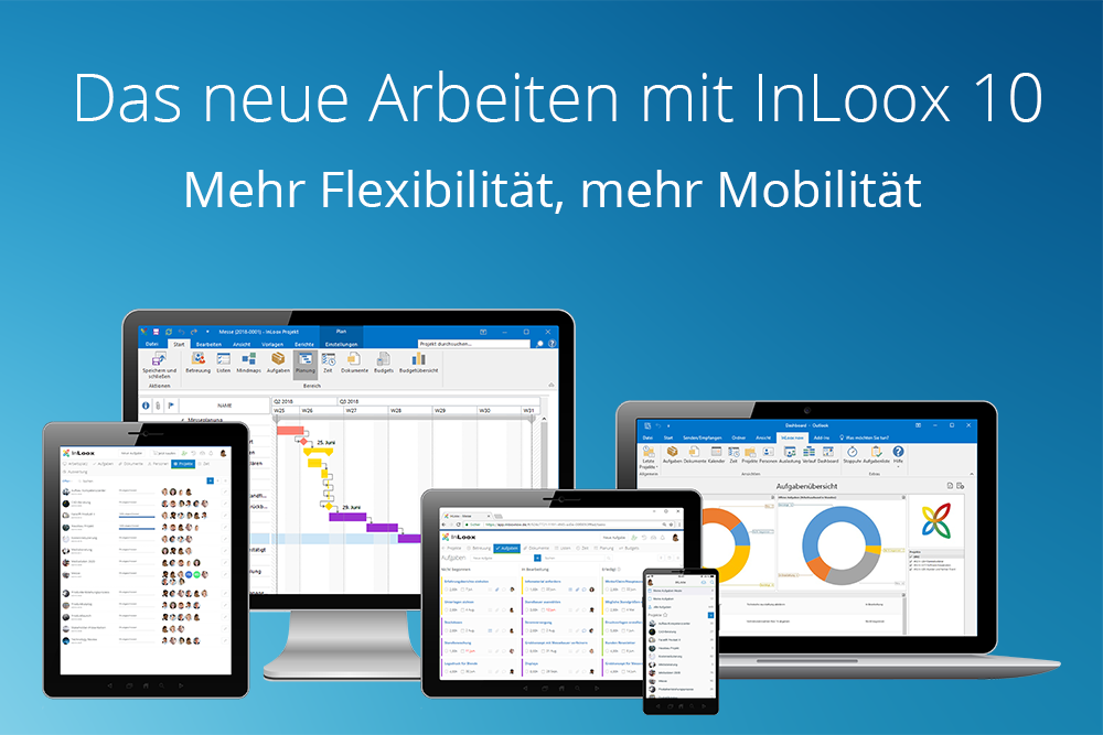 Das neue Arbeiten mit InLoox 10: Mehr Flexibilität, mehr Mobilität