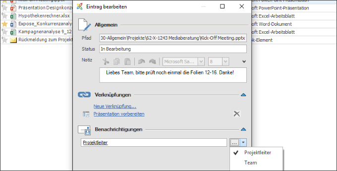 Regelmäßige Kommunikation