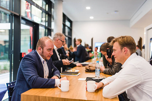 InLoox Insider Tag 2017: Die Teilnehmer beim Networking 