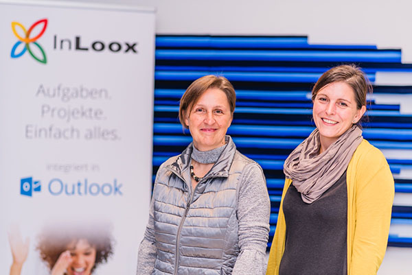 InLoox Insider Tag 2017: Kundenvortrag von Frau Gasser und Frau Schweitzer von der ZfP Südwürttemberg