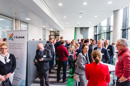 Die Teilnehmer beim Networking