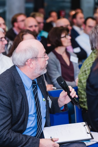 Question and Answer Session nach einem Vortrag