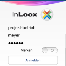 InLoox Mobile Apps - Verbindung zum Projektserver