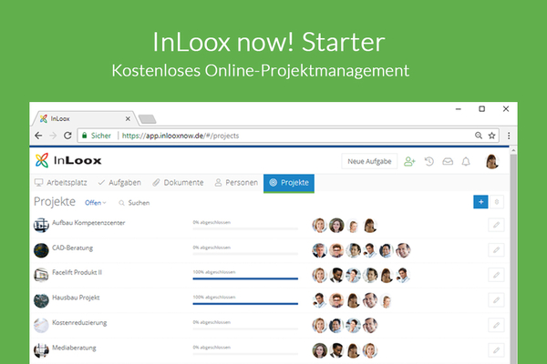 Auf die Plätze, fertig, LOS: Die InLoox now! Starter Edition ist da!