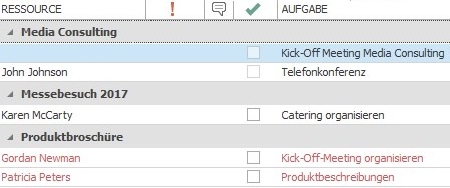 Die Aufgabenliste in InLoox 9 für Outlook