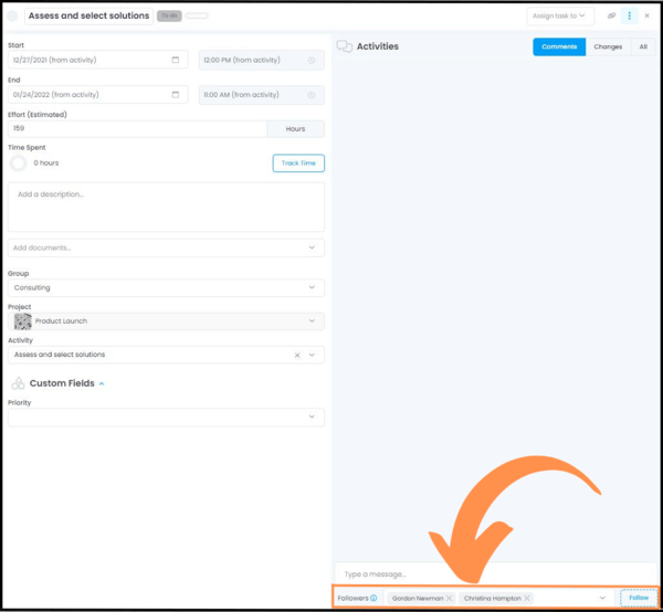Stay up to date with the InLoox Follower-Function