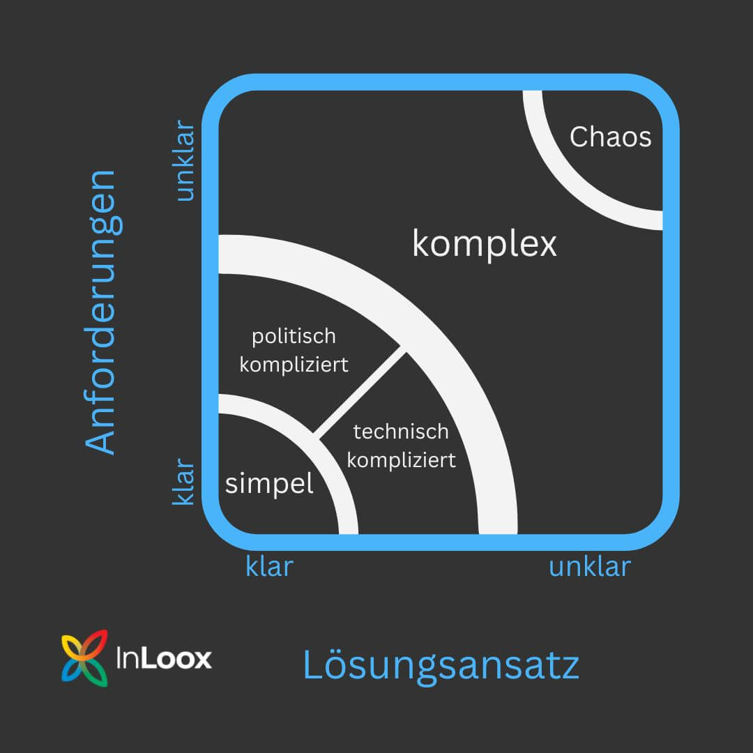 Die verschiedenen Zonen in der Stacey-Matrix