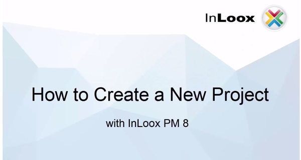 How to create a new project with Inloox PM 8