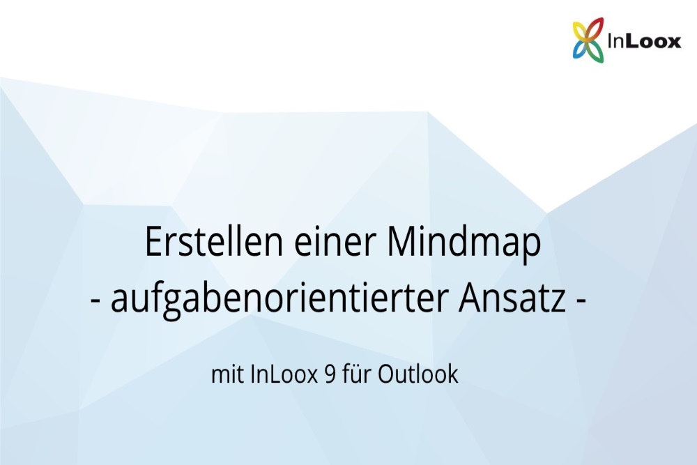 Erstellen einer Mindmap (aufgabenorientiert) - InLoox 9 für Outlook
