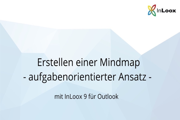 Erstellen einer Mindmap (aufgabenorientiert) - InLoox 9 für Outlook