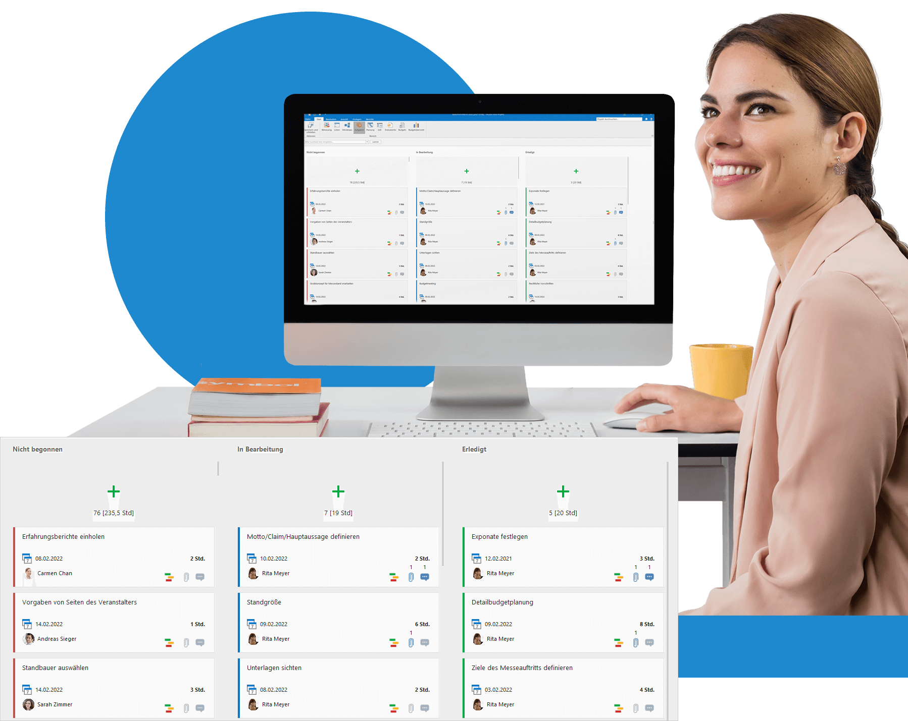 Besser zusammenarbeiten mit dem Kanban-Board in InLoox 