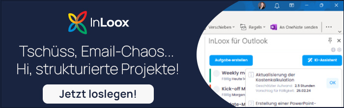InLoox - Tschüss, Email-Chaos... Hi, strukturierte Projekte!