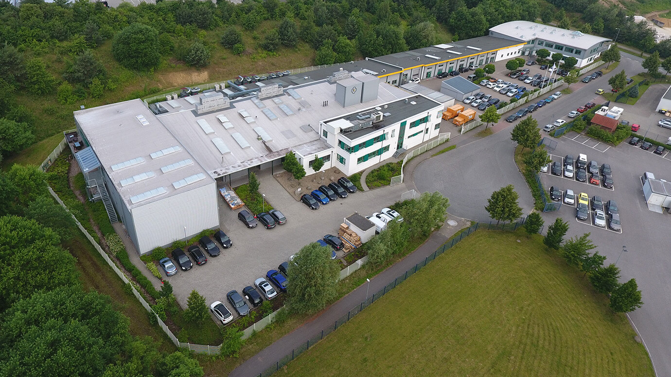 implantcast Firmengelände in Buxtehude in der Nähe von Hamburg