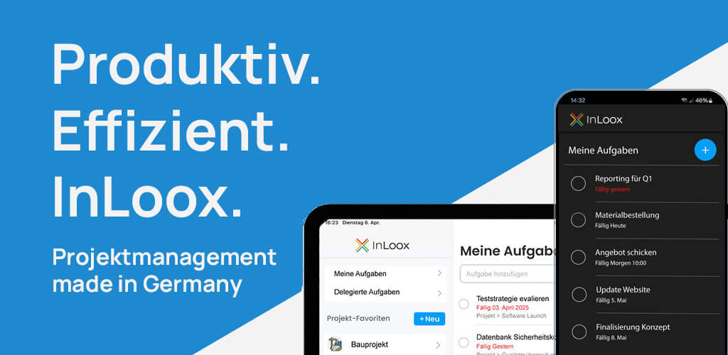 InLoox Mobile App für Tablets und Smartphones