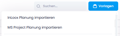 Import von MS Project Gantt-Planung in InLoox
