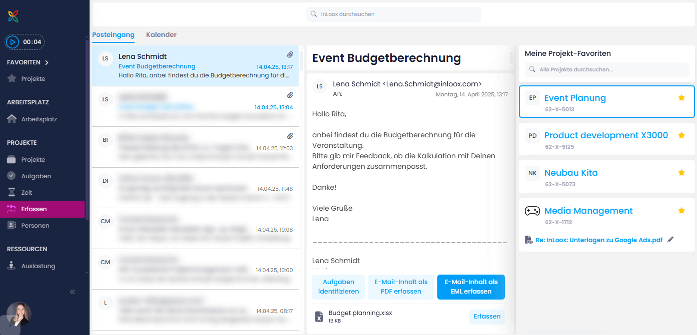 E-Mail-Inhalt als EML erfassen