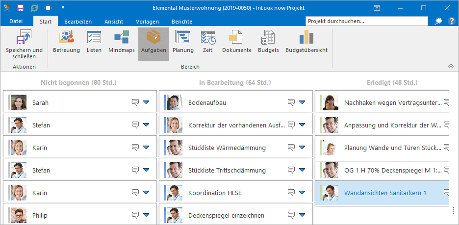 Projektmanagement in der Automobilindustrie: Agiles Aufgabenmanagement mit dem Kanban Board mit InLoox für Outlook