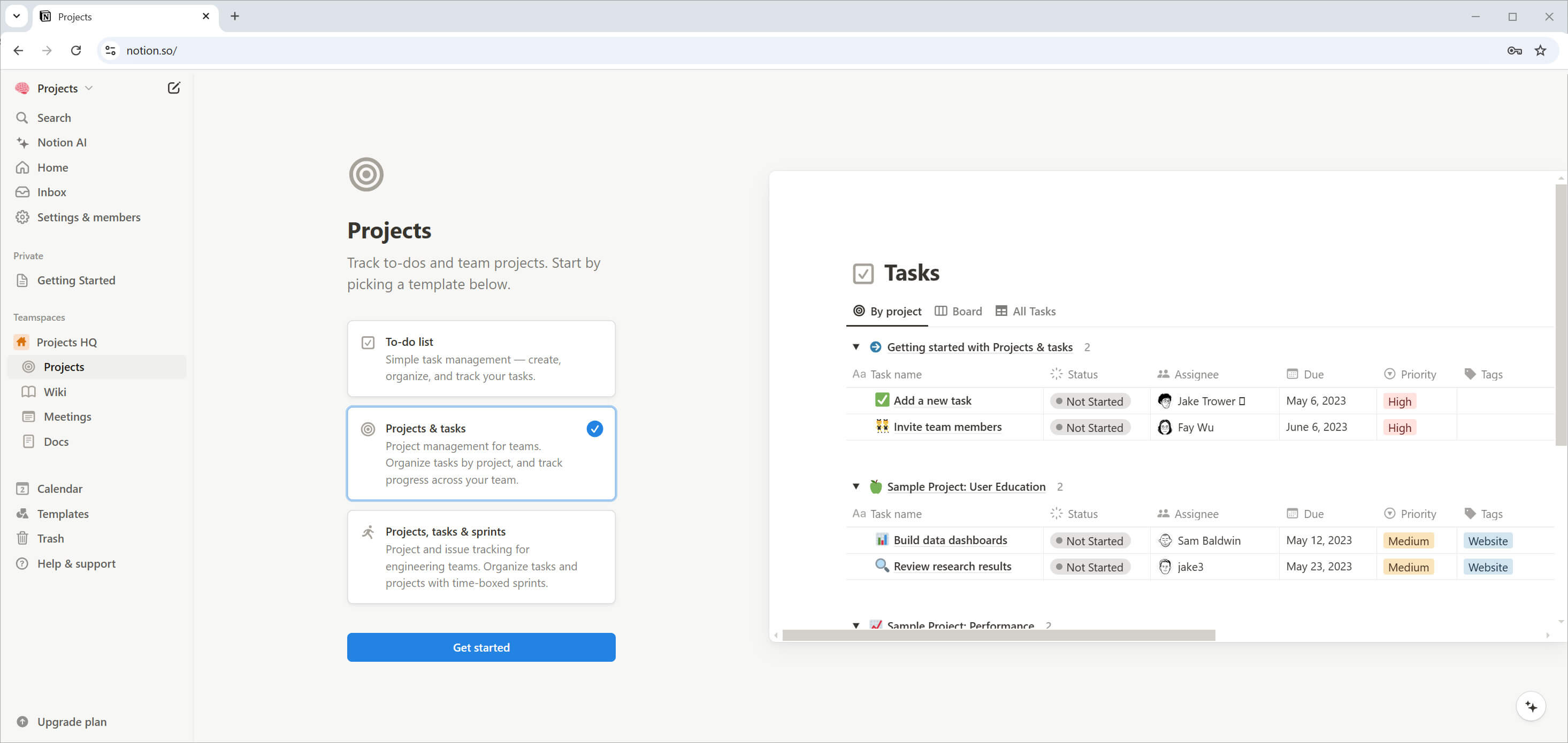 Notion: Wissensmanagement-Plattform mit Aufgabenmanagement